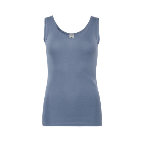 Organic Cotton V-neck Vest: Womens