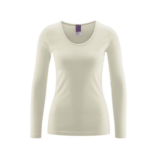 Organic Cotton Thermal Long Sleeve T-shirt: Womens