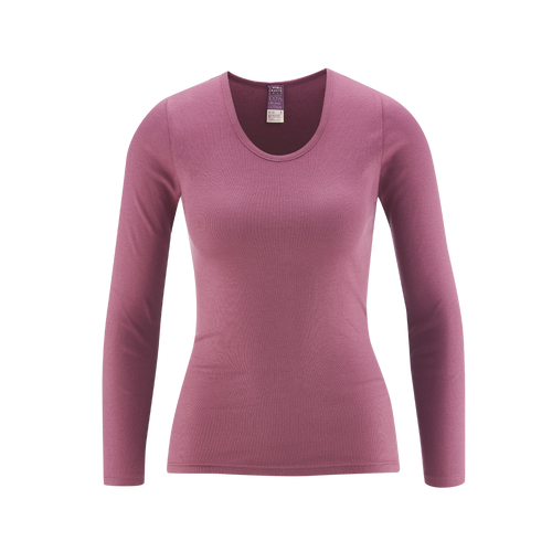 Organic Cotton Thermal Long Sleeve T-shirt: Womens