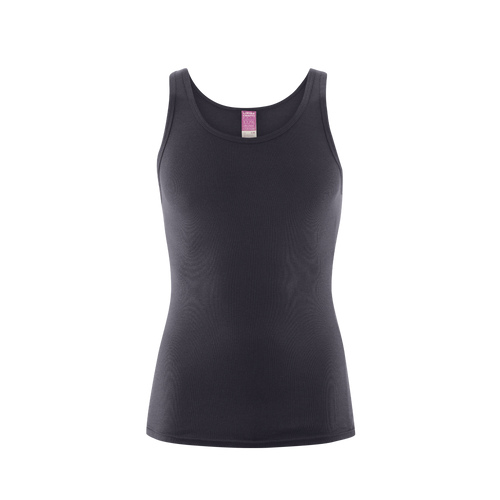 Organic Cotton Ribbed Vest: Mens