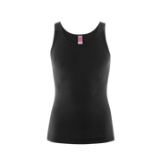 Organic Cotton Ribbed Vest: Mens
