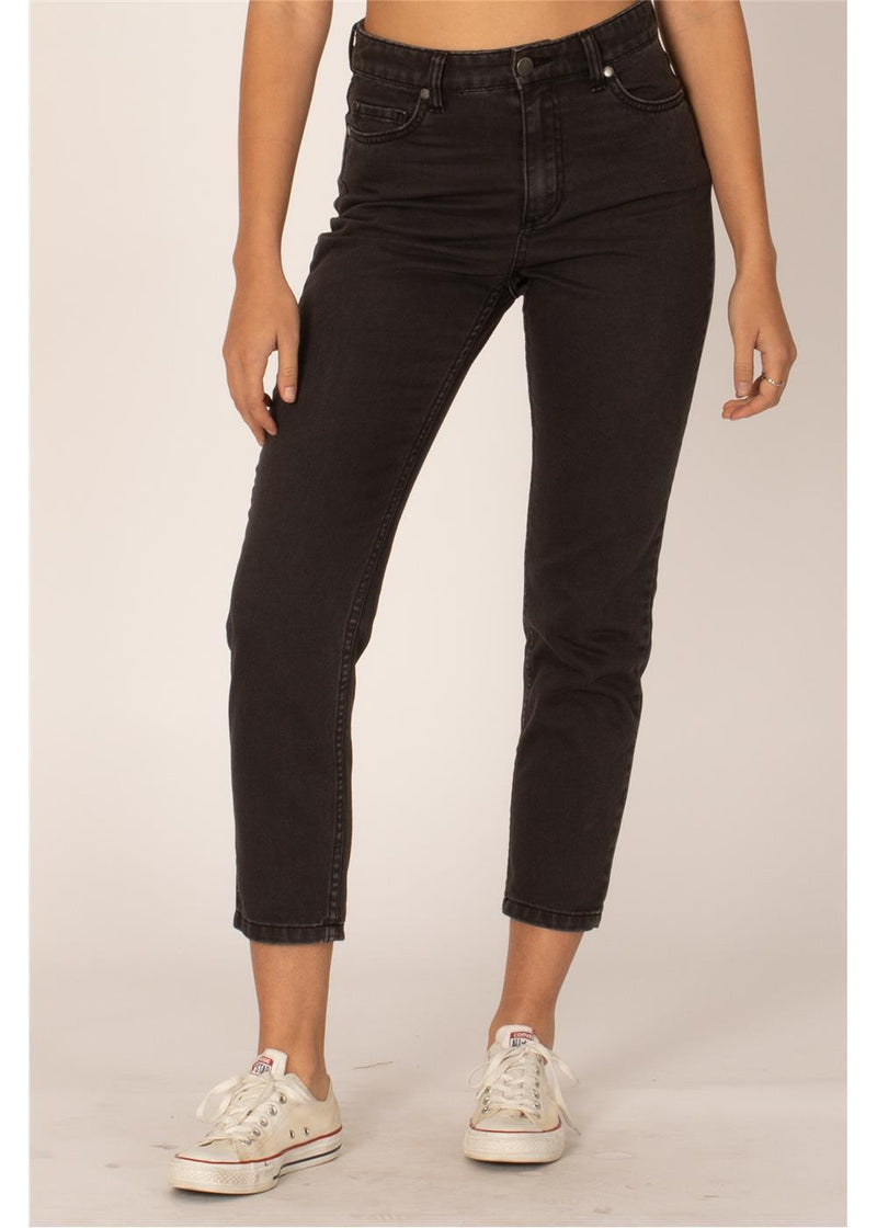Sisstrevolution Watch Me Go Denim Wvn Pant