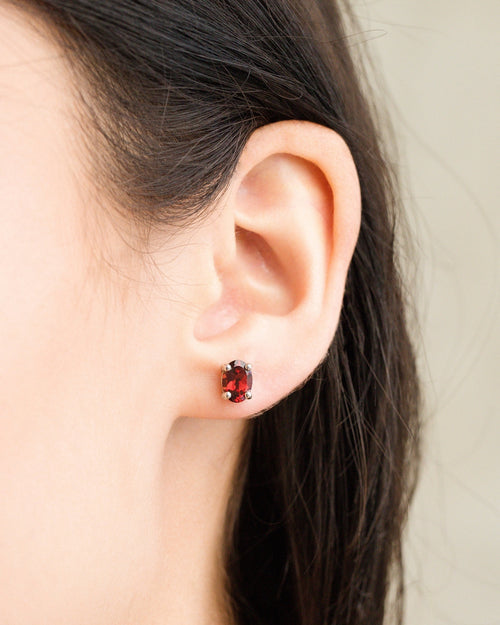 Mini Set 2 - Garnet Jewellery Set in Sterling Silver