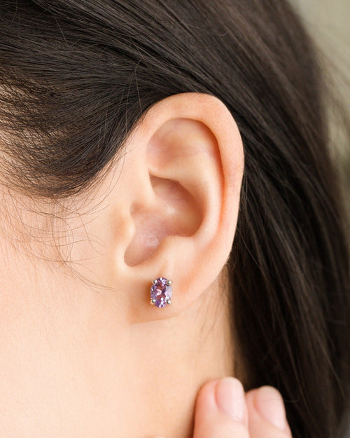 Mini Set 1 - Amethyst Jewellery Set in Sterling Silver