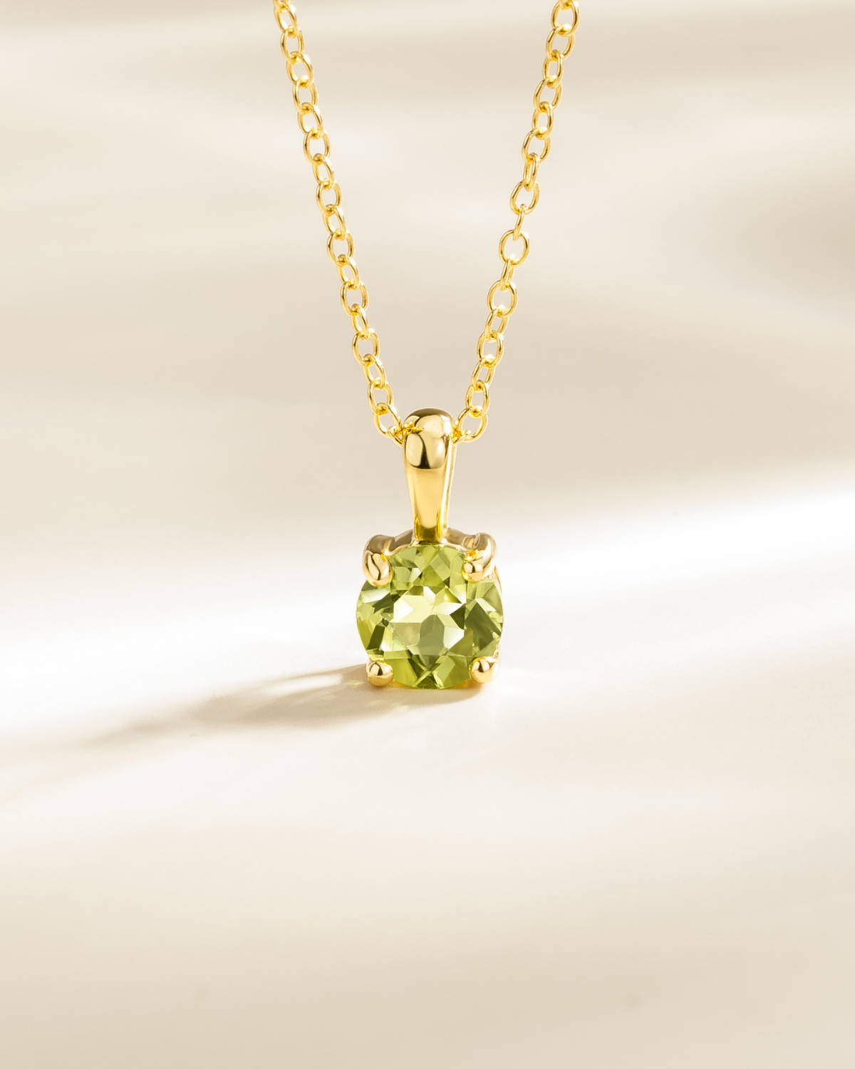 Peridot Everyday Jewellery Gift Set in 18k Gold Vermeil