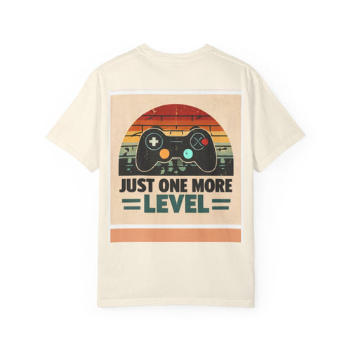 Retro Video Game Controller Just One More Level T-Shirt | Gamer Tee