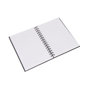 Ideal - A5 Cashbook Wiro Feint - 192 Pages  - Black (468W)