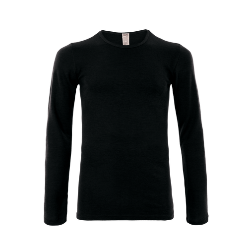 Organic Wool & Silk Long Sleeve T-shirt: Mens