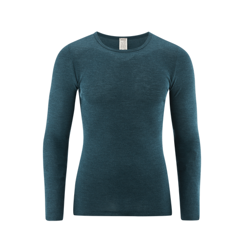 Organic Wool & Silk Long Sleeve T-shirt: Mens