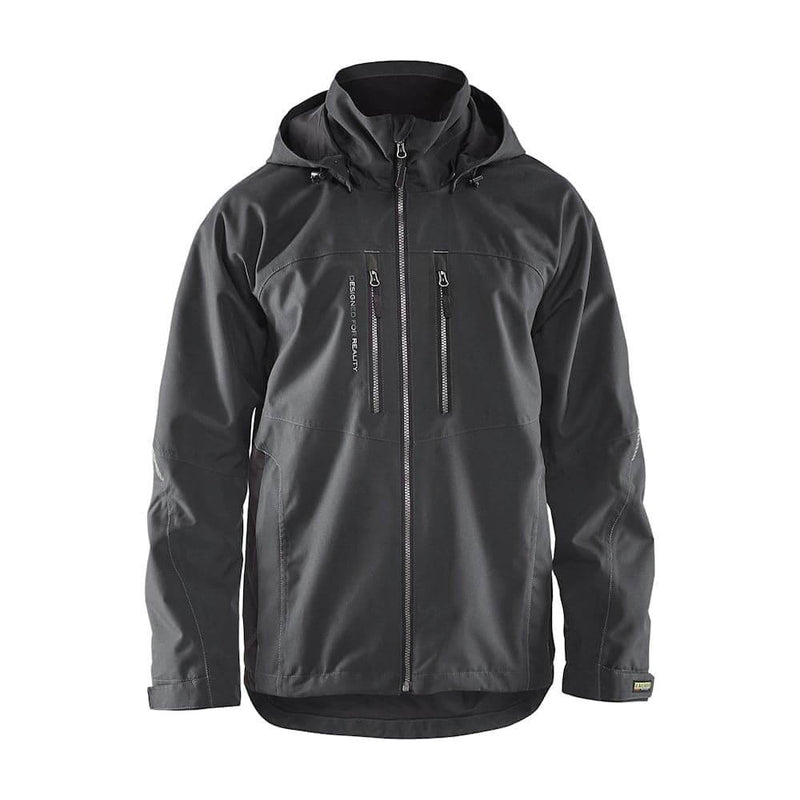 Blaklader 4890 Lightweight Waterproof Lined Winter Jacket Mid Grey/Black 4XL