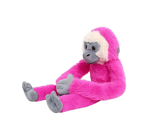 Keel Toys Deluxe 65cm Colourful Hanging Monkeys with Velcro Hands one