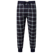 Lucky Brand Crew Neck & Closed Hem Flannel Pant Pyjama Set