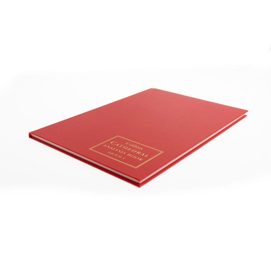 Cathedral -  Accounts Book  3 Debit, 9 Credit Columns - Red (69/3/9.1)