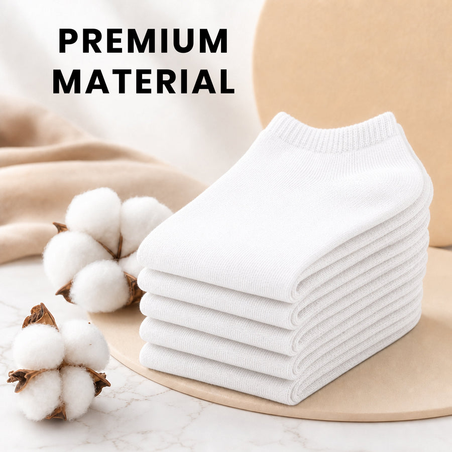 Sock Stack Mens Trainer Socks 12 Pairs Breathable Cotton Blend Arch Support Anti Crimping