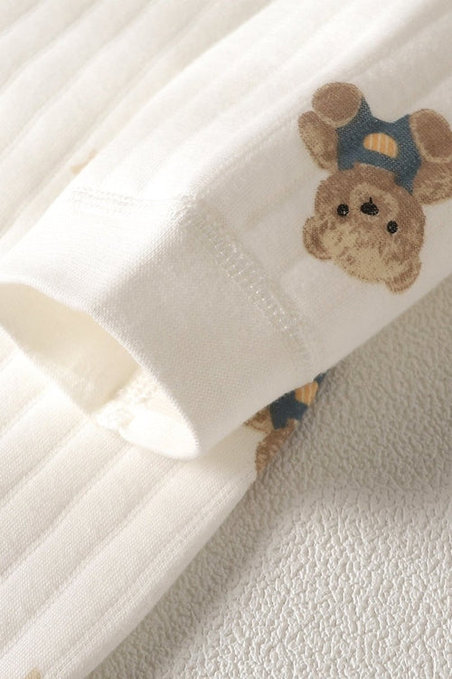 The Charming Bear Boucle Wrap Baby Grow Romper