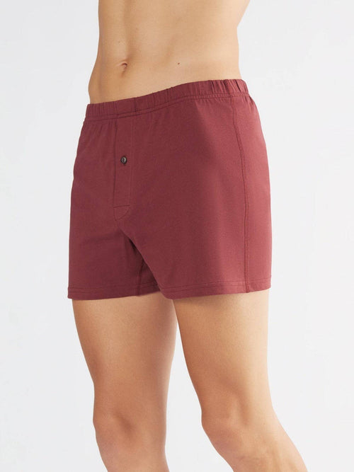Organic Boxer Shorts with Button: Mens