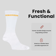 Sock Stack 5 Pack Men's Sparta Greek Design Sport Socks Cotton Durable Blend For Sports