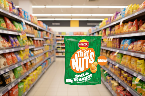 8 x Thats Nuts Walkers Salt & Vinegar - 160GM