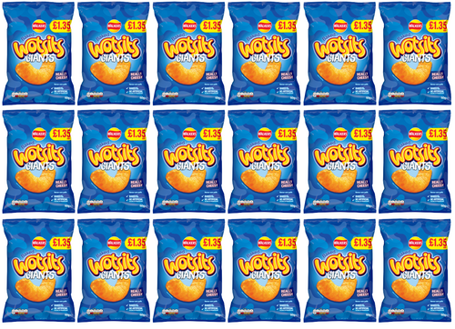 18 x Wotsits Giants Cheese - 60GM