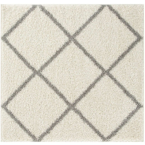 Moroccan Ivory Shaggy Rug | 500