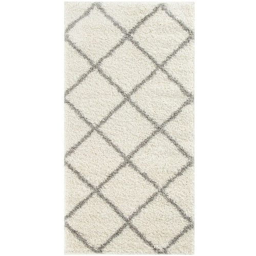 Moroccan Ivory Shaggy Rug | 500