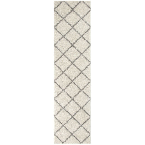 Moroccan Ivory Shaggy Rug | 500