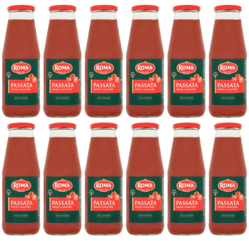 12 x Roma Passata Glass Jar  - 680G