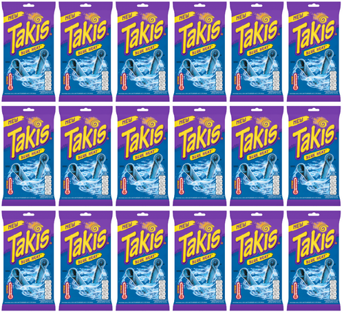 18 x Takis Blue Heat Snack - 100GM