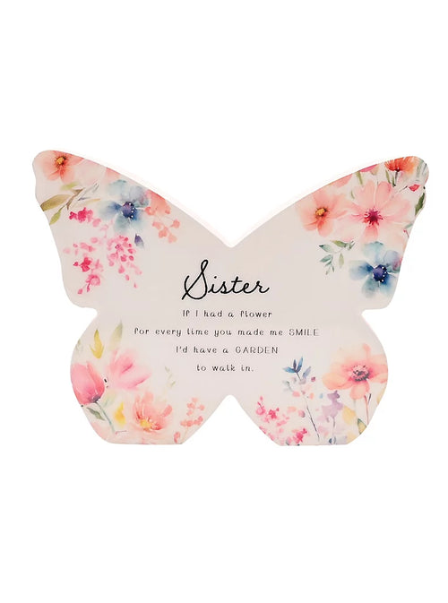 The Cottage Garden Floral Butterfly - Sister