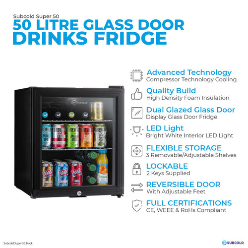 Subcold Super50 LED Beer Fridge