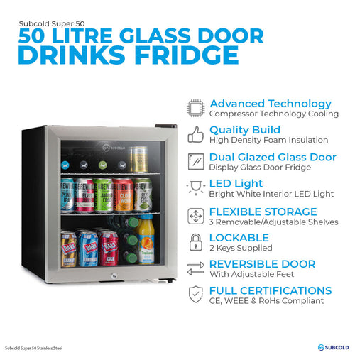 Subcold Super50 LED Beer Fridge