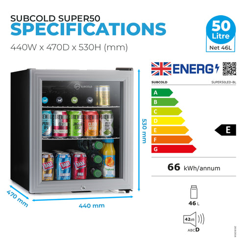 Subcold Super50 LED Beer Fridge