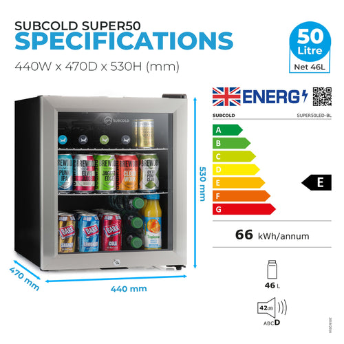 Subcold Super50 LED Beer Fridge