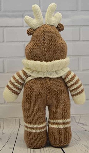 KNITTING PATTERN Festive Friends Reindeer Soft Toy From Knitting by Post