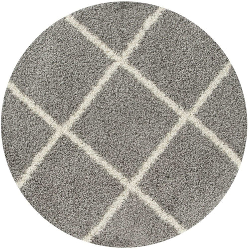 Moroccan Grey Shaggy Rug | 510