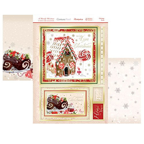 hunkydory a family christmas luxury card collection topper set christmas swirls