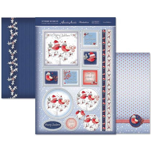 hunkydory adorable scorable luxury card collection stylish season love robins