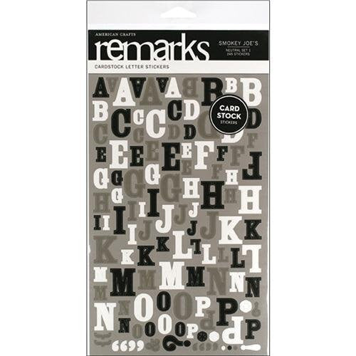 Smokey Joe's Cardstock Stickers-Neutral 1