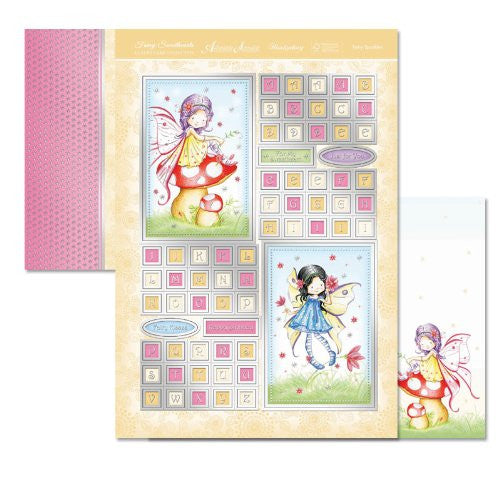 hunkydory adorable scorable fairy sweethearts luxury topper set fairy sparkles
