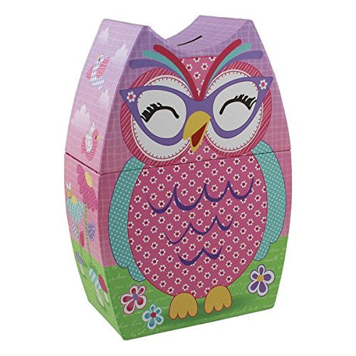 Tri-Coastal Design Woodland Owl Paper Money Bank