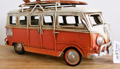 Camper Van Surf Board Ornament 16cm *Hand Painted*
