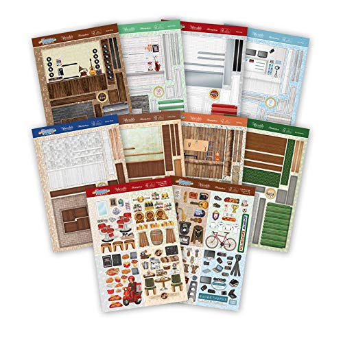 Hunkydory High Street For Him - Concept Card Collection - Makes 8 Shop Window Cards
