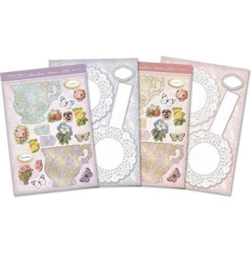 hunkydory adorable scorable timeless elegance tea cup easel cards