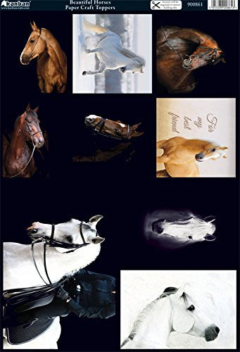 papercraft toppers beautiful horse