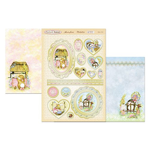 hunkydory adorable scorable return to patchwork forest luxury topper set make a wish