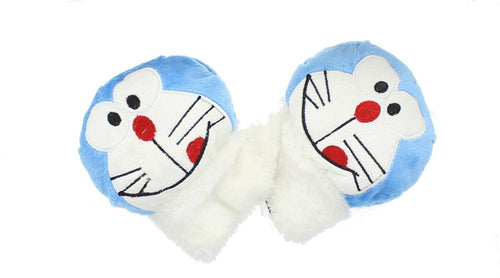Cute Kids Soft Fleecey Warm Fingerless Animal Gloves - Teddy Bear, Dog, Bunny Rabbit, Mouse, Cat