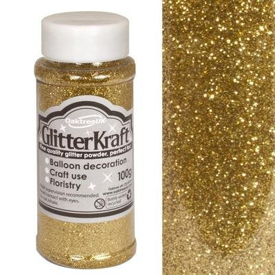 Ballon Decoration/ Craft Glitter - Glitter Kraft Metallic Gold Powder 100g