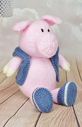 KNITTING PATTERN Pig in Jacket Soft Toy From Knitting by Post