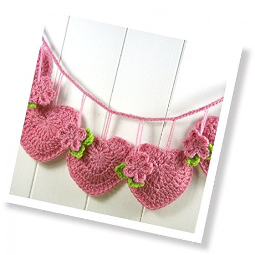 crochet kit hearts & flowers