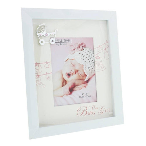 Impressions by Juliana - It's a Girl Photo Frame - 6" x 4" - CG524P - New
